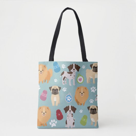 Honden Canvas tas - Dog Group 1 (Voorkant)