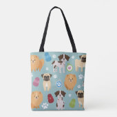 Honden Canvas tas - Dog Group 1 (Achterkant)