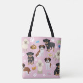 Honden Canvas tas - Dog Group 2 (Achterkant)