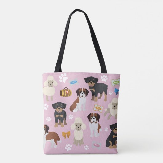 Honden Canvas tas - Dog Group 2 (Achterkant)