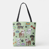 Honden Canvas tas - Dog Group 3 (Achterkant)