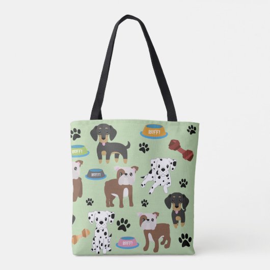 Honden Canvas tas - Dog Group 3 (Achterkant)