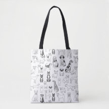 Honden Canvas tas - hondenontwerp, tas