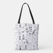 Honden Canvas tas - hondenontwerp, tas (Achterkant)