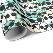 Honden Cartoon Pretpark Cadeaupapier (Rol Hoek)