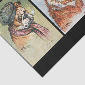 Honden, cartoon tissuepapier (Detail)