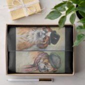 Honden, cartoon tissuepapier (Geschenk)