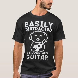 Honden Citaat Gemakkelijk Afgeleid door Honden en  T-shirt