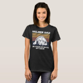 Honden citaat voor een gulden vader t-shirt (Voorkant volledig)