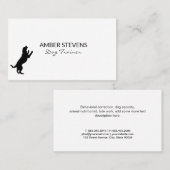 Honden close-up | Hondentraining | Hondenpictogram Visitekaartje (Voorkant / Achterkant)