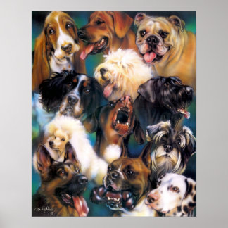Honden Collage Poster