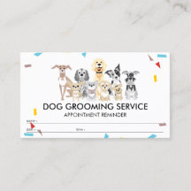 Honden Confetti afspraak herinnering