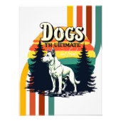 Honden de ultieme beste vriend foto afdruk (Voorkant)