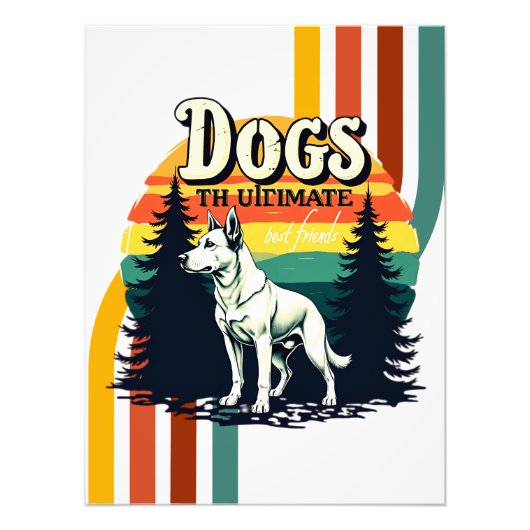 Honden de ultieme beste vriend foto afdruk (Voorkant)
