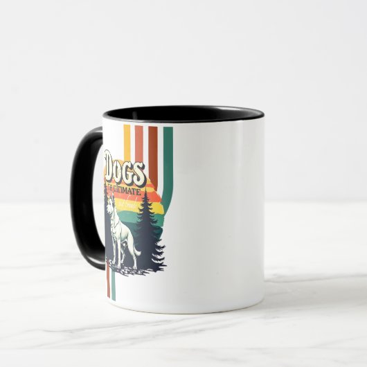 Honden de ultieme beste vriend mok (Voorkant links)