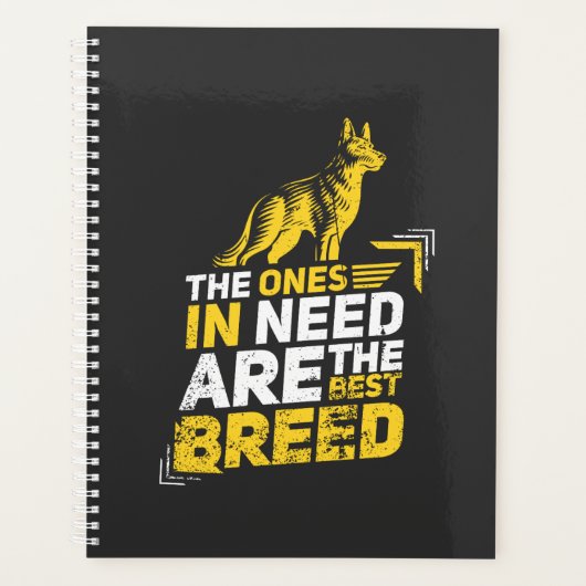 Honden - degenen die het nodig hebben planner (Voorkant)