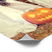 HONDEN DIE GHOST-KOSTEN HALLOWEEN-POSTER BEKIJKEN POSTER (Hoek)