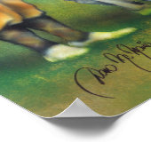 Honden die Golf-Poster spelen Poster (Hoek)