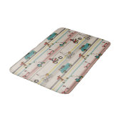 Honden die in Voertuigen Patroon bewegen Badmat (Gekanteld)