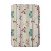 Honden die in Voertuigen Patroon bewegen Badmat (Voorkant Verticaal)