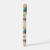 Honden die in Voertuigen Patroon bewegen iPhone 15 Case (Rechterkant)