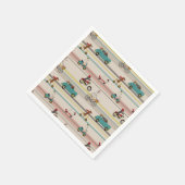 Honden die in Voertuigen Patroon bewegen Servet (Hoek)