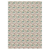 Honden die in Voertuigen Patroon bewegen Tafelkleed (Voorkant)