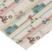 Honden die in Voertuigen Patroon bewegen Tafelkleed (Gekanteld)