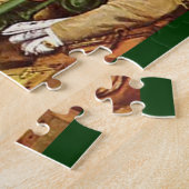 Honden die kaarten afspelen puzzel (Zijkant)