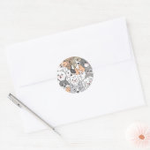 Honden die naar je kijken Sticker (Envelop)