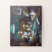 Honden die poker Cassius Marcellus spelen 1894 Legpuzzel (Verticaal)