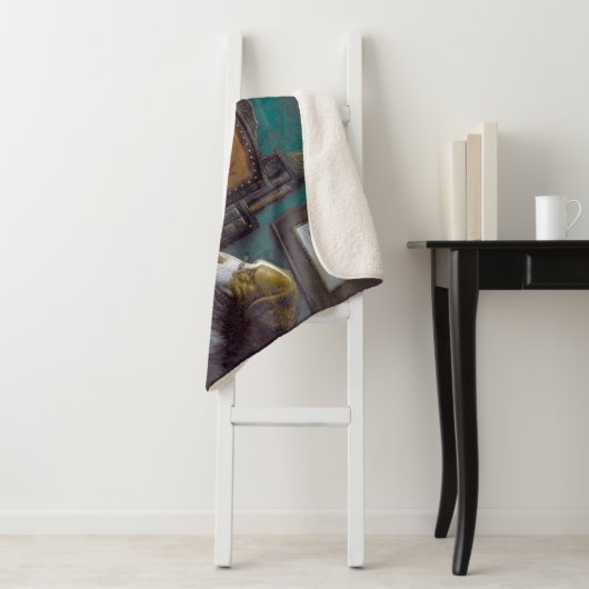 Honden die poker Cassius Marcellus spelen 1894 Sherpa Deken (In situ)