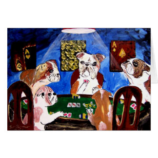 HONDEN DIE POKER QUAD ACES SPELEN