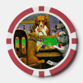Honden die Poker spelen Chips (Voorkant)