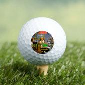 Honden die Poker spelen Golfballen (Insitu Shirt)
