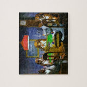 Honden die poker spelen met C M Coolidge Legpuzzel (Verticaal)