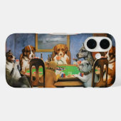 Honden die Poker spelen van Cassius Marcellus Cool Case-Mate iPhone Case (Achterkant (horizontaal))