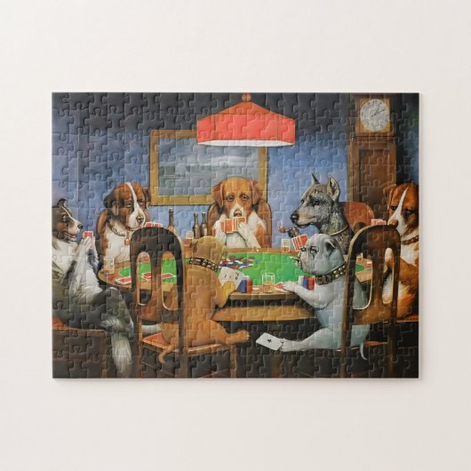 Honden die Poker spelen van Cassius Marcellus Cool Legpuzzel (Horizontaal)