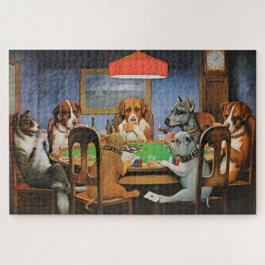 Honden die Poker spelen van Cassius Marcellus Cool Legpuzzel (Horizontaal)