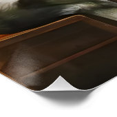 Honden die Poker spelen van Cassius Marcellus Cool Perfect Poster (Hoek)