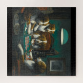 Honden die pokerkunst spelen door Marcellus Coolid Legpuzzel (Horizontaal)