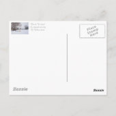 honden die wintersneeuwscurpschilderkunst spelen briefkaart (Achterkant)