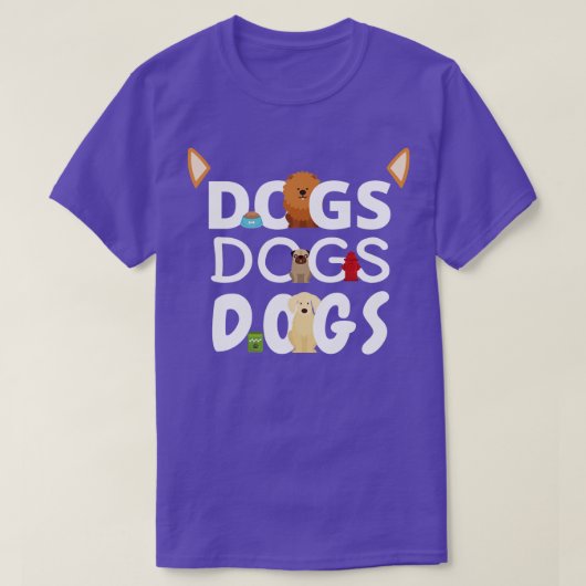Honden Dogs Dogs Pet Wagging Tail Puppy Gift (1) T-shirt (Design voorkant)