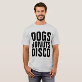 HONDEN DONUTS DISCO T-SHIRTS (Voorkant volledig)