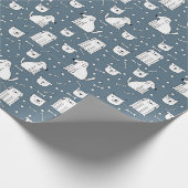 Honden Doodle Vreugde Cadeaupapier (Hoek)