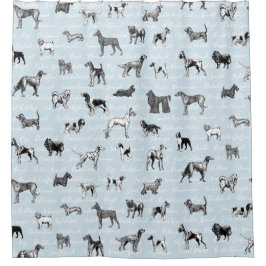 honden douchegordijn