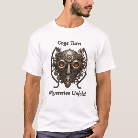 Honden draaien, mysteries ontvouwen zich t-shirt (Voorkant)