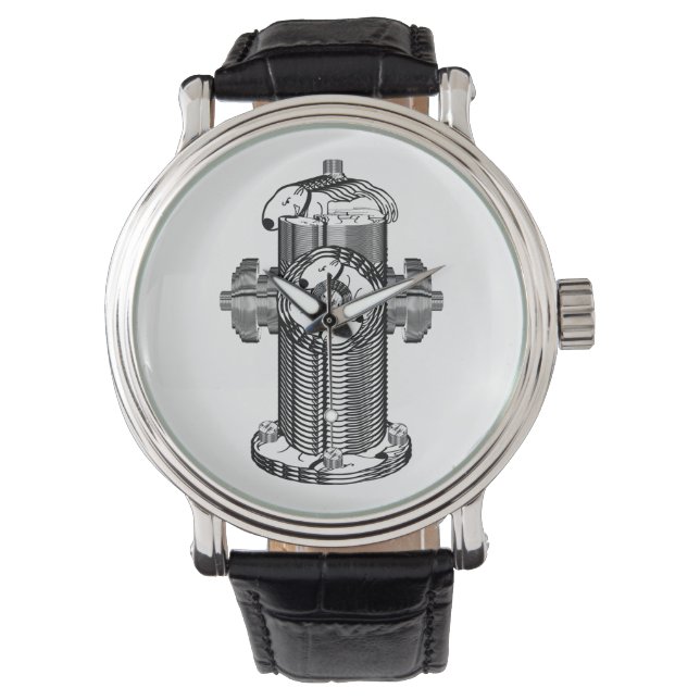 Honden drinkbak horloge (Voorkant)