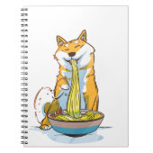 Honden | Een shiba Inu-hond die ramen eet Notitieboek (Voorkant)