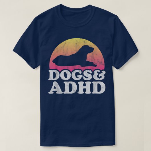 Honden en ADHD-Mannen of vrouwenhonden562 T-shirt (Design voorkant)